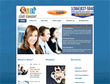 Tablet Screenshot of nmbcallcenter.com